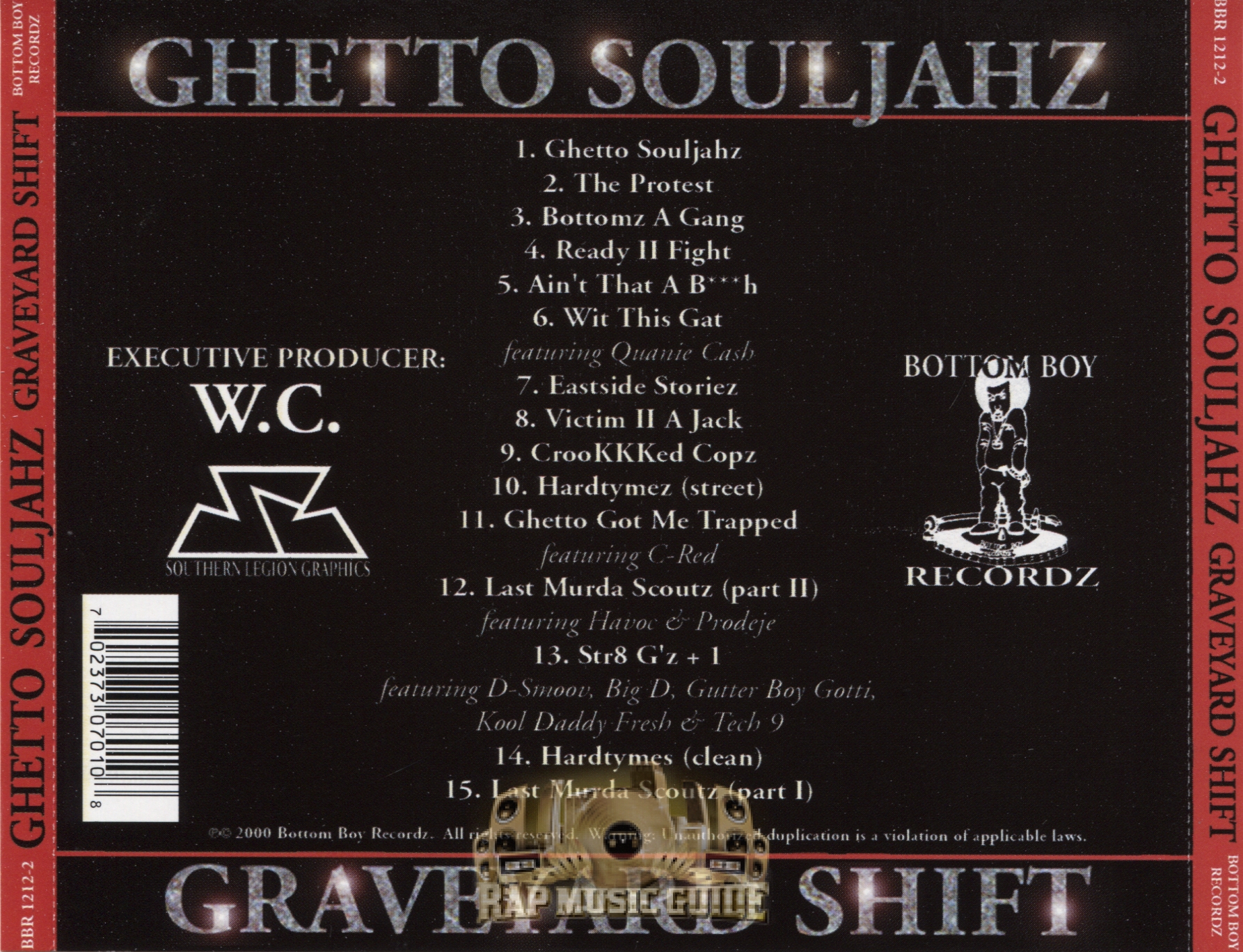 Ghetto Souljahz - Graveyard Shift: CD | Rap Music Guide